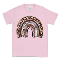 Bubblegum Pink Cheetah rainbow Classic Tee - MaliasSmallBusiness