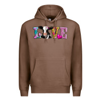 Chestnut love with cow Premium Hoodie - AdoDesignShop
