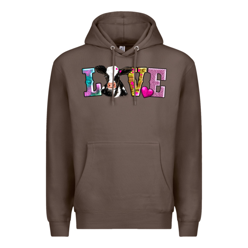Love With Cow Premium Hoodie by AdoDesignShop | Teevron