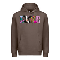 Coffee love with cow Premium Hoodie - AdoDesignShop