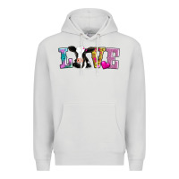 Dove Grey love with cow Premium Hoodie - AdoDesignShop