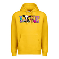 Lemon love with cow Premium Hoodie - AdoDesignShop