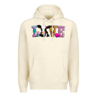 Sandshell love with cow Premium Hoodie - AdoDesignShop