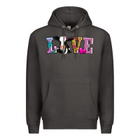 Smoke love with cow Premium Hoodie - AdoDesignShop