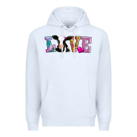White love with cow Premium Hoodie - AdoDesignShop