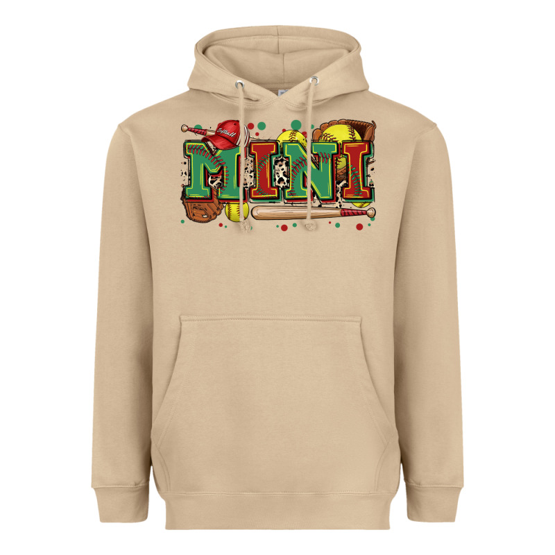 Mini Softball Heavyweight Hoodie by Zillion Design Studio | Teevron