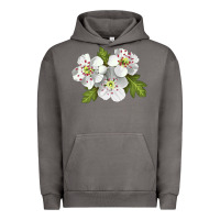 Pigment Tornado Hawthorn Flower Illustrations Urban Hoodie - LillyAllenDesigns
