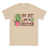 Mushroom go sit on a cactus Classic Tee - MaliasSmallBusiness