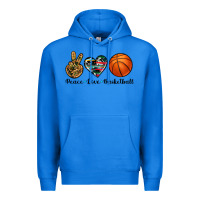 True Royal peace love basketball Premium Hoodie - Artiststas