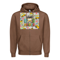 Chestnut school bus driver Zipper Hoodie - MaliasSmallBusiness