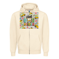 Sandshell school bus driver Zipper Hoodie - MaliasSmallBusiness