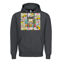 Smoke school bus driver Zipper Hoodie - MaliasSmallBusiness