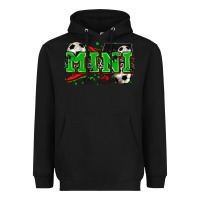 Black mini soccer Heavyweight Hoodie - Zillion Design Studio