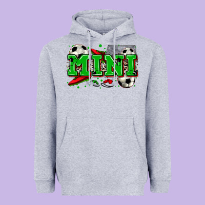 Mini Soccer Heavyweight Hoodie Designed By Zillion Design Studio