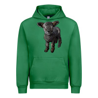 Emerald southdown baby sheep Urban Hoodie - LillyAllenDesigns