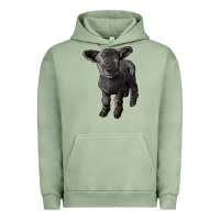 Pigment Oil Green southdown baby sheep Urban Hoodie - LillyAllenDesigns