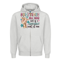 Dove Grey sometimes all you need is a different point of  vi Zipper Hoodie - MaliasSmallBusiness
