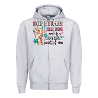 Heather Grey sometimes all you need is a different point of  vi Zipper Hoodie - MaliasSmallBusiness