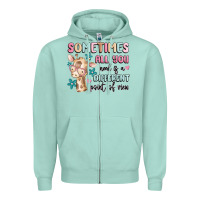 Seafoam sometimes all you need is a different point of  vi Zipper Hoodie - MaliasSmallBusiness