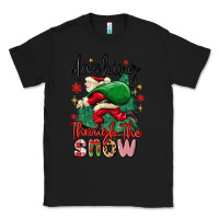 Black dashing through the snow Classic Tee - MaliasSmallBusiness