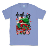 Colony Blue dashing through the snow Classic Tee - MaliasSmallBusiness