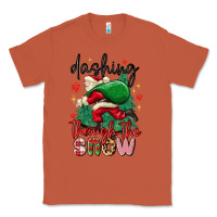 Copper dashing through the snow Classic Tee - MaliasSmallBusiness