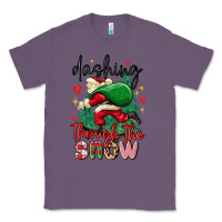 Lavender dashing through the snow Classic Tee - MaliasSmallBusiness