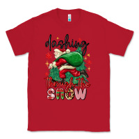 Red dashing through the snow Classic Tee - MaliasSmallBusiness