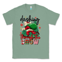 Sage dashing through the snow Classic Tee - MaliasSmallBusiness