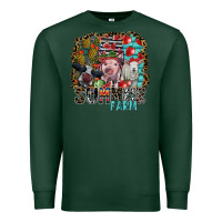 Sports Green summer farm Premium Sweatshirt - SublimationCraftShop
