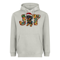 Moon Dust dachshund puppy christmas joy Heavyweight Hoodie - RanaPortraitStore
