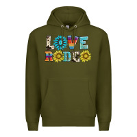 Army Green love rodeo Premium Hoodie - AdoDesignShop