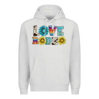 Dove Grey love rodeo Premium Hoodie - AdoDesignShop