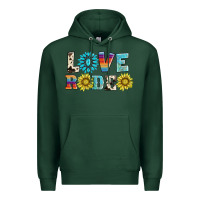 Sports Green love rodeo Premium Hoodie - AdoDesignShop