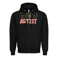 Black spray tan artist Zipper Hoodie - MaliasSmallBusiness