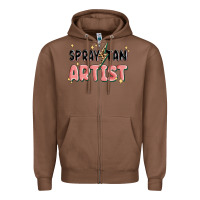 Chestnut spray tan artist Zipper Hoodie - MaliasSmallBusiness