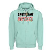 Seafoam spray tan artist Zipper Hoodie - MaliasSmallBusiness