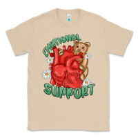 Mushroom emotional support Classic Tee - MaliasSmallBusiness