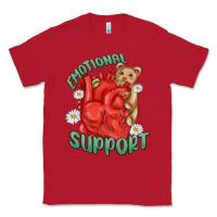 Red emotional support Classic Tee - MaliasSmallBusiness