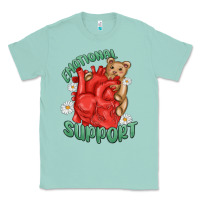 Seafoam emotional support Classic Tee - MaliasSmallBusiness