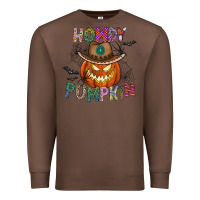 Chestnut howdy pumpkin Premium Sweatshirt - CowhideDigitalArt