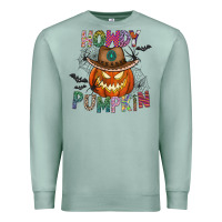 Seafoam howdy pumpkin Premium Sweatshirt - CowhideDigitalArt