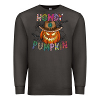 Smoke howdy pumpkin Premium Sweatshirt - CowhideDigitalArt