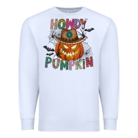 White howdy pumpkin Premium Sweatshirt - CowhideDigitalArt