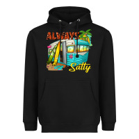 Black always salty with caravan Heavyweight Hoodie - texasbilliewilder