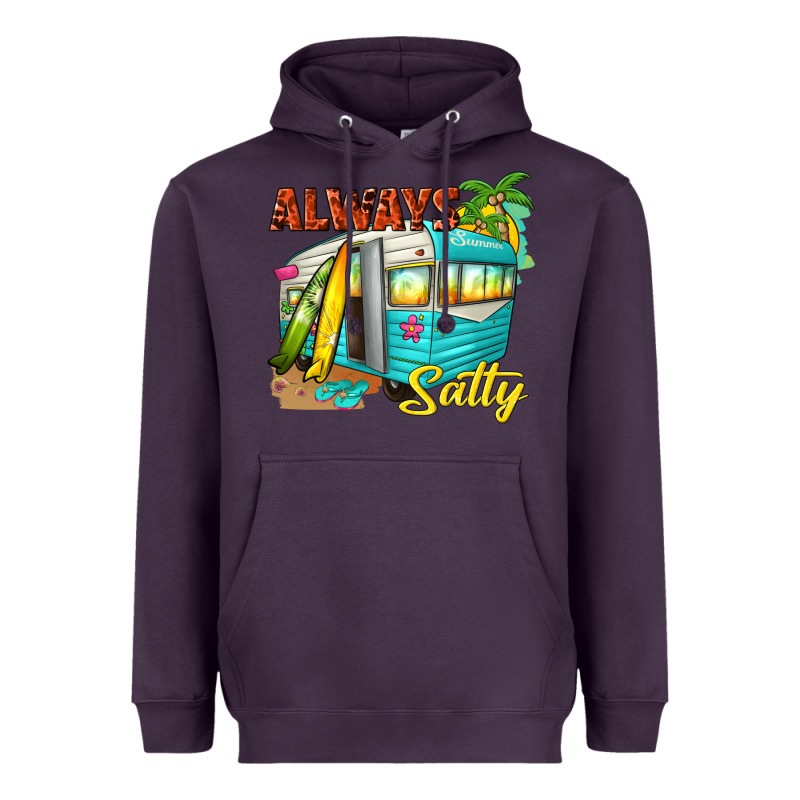 Always Salty With Caravan Heavyweight Hoodie by texasbilliewilder | Teevron