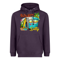 Plum always salty with caravan Heavyweight Hoodie - texasbilliewilder