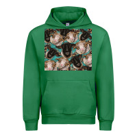 Emerald suffolk ewe and merino ram sheeps Urban Hoodie - BarkalooDesign