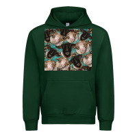 Forest Green suffolk ewe and merino ram sheeps Urban Hoodie - BarkalooDesign