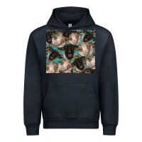 Navy suffolk ewe and merino ram sheeps Urban Hoodie - BarkalooDesign